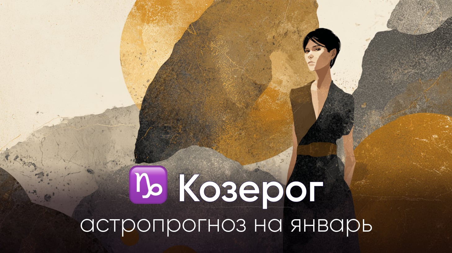 Козерог гороскоп на январь 2026