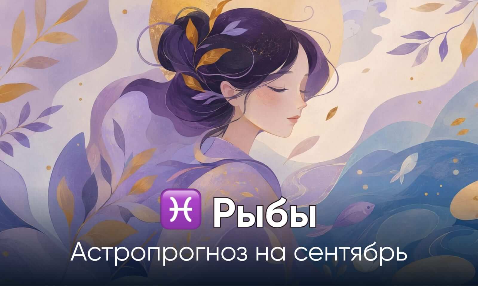 Гороскоп для знака Рыбы на сентябрь 2026
