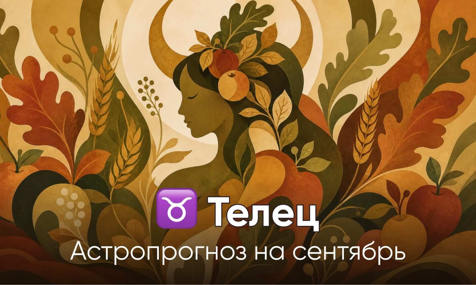 Гороскоп на сентябрь 2026 для Тельца