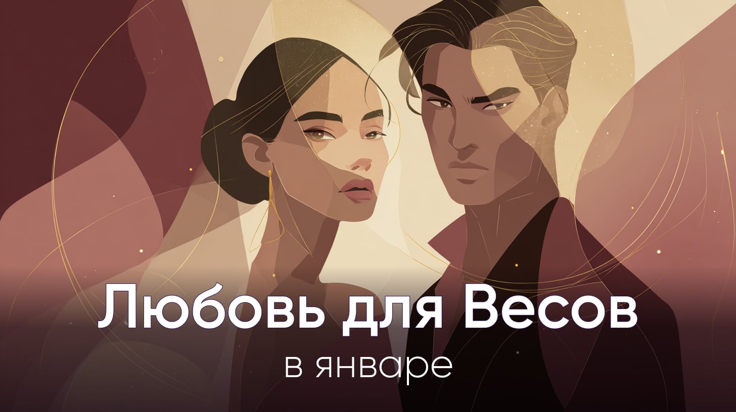 Любовный гороскоп на январь 2026 для Весов